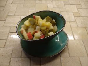 Kartoffelsalat mit Apfel
