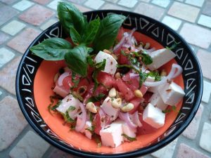 Feta-Wassermelonen-Salat